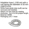 Omron Ne-u17 Inhalációs Cső - 150 cm Omron Ne-u17 Inhalációs Cső - 150 cm