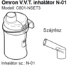Omron Inhalátor Készlet C28, C28p, C801-es Inhalátorhoz